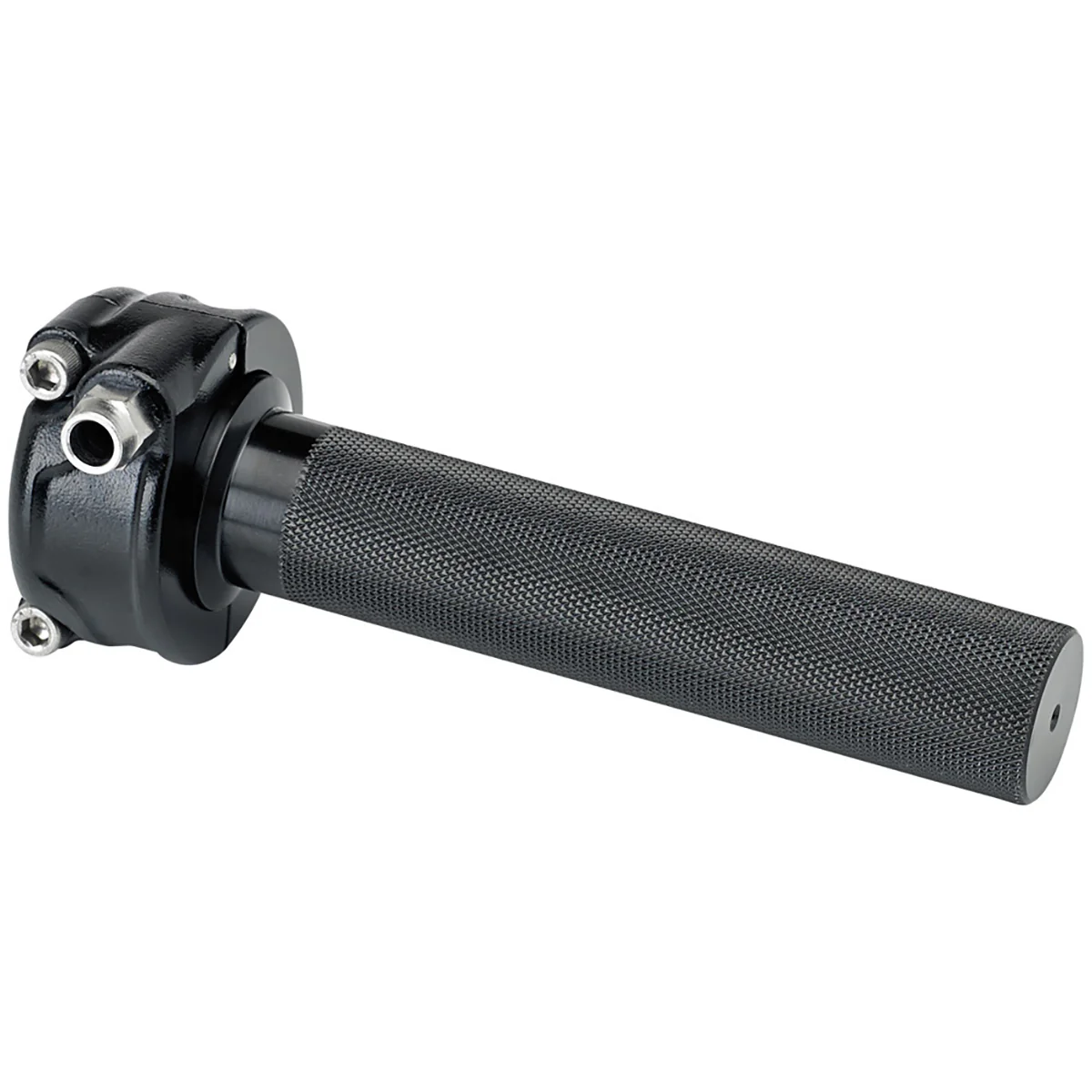 Cast Whiskey Throttle 7/8" Single - Black Electroplate