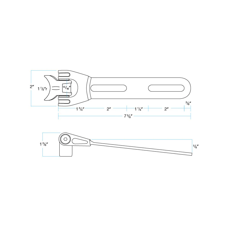 Chromoly Seat Hinge Black - Image 9