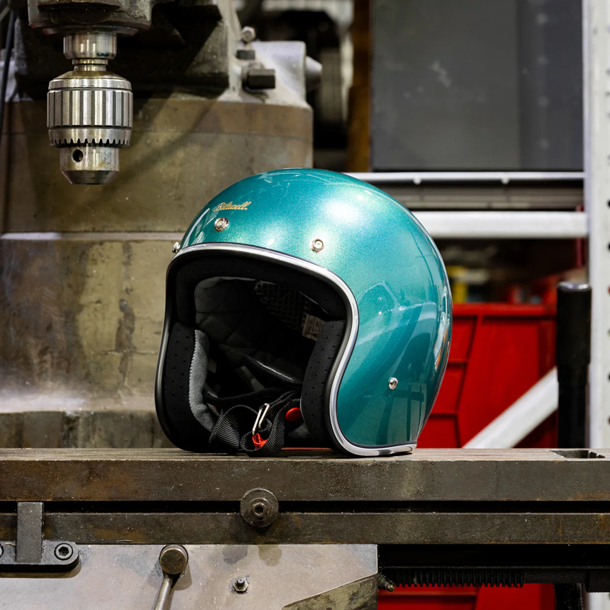 CLOSEOUT Bonanza Helmet - Metallic Catalina - SIZE X-SMALL - Image 11