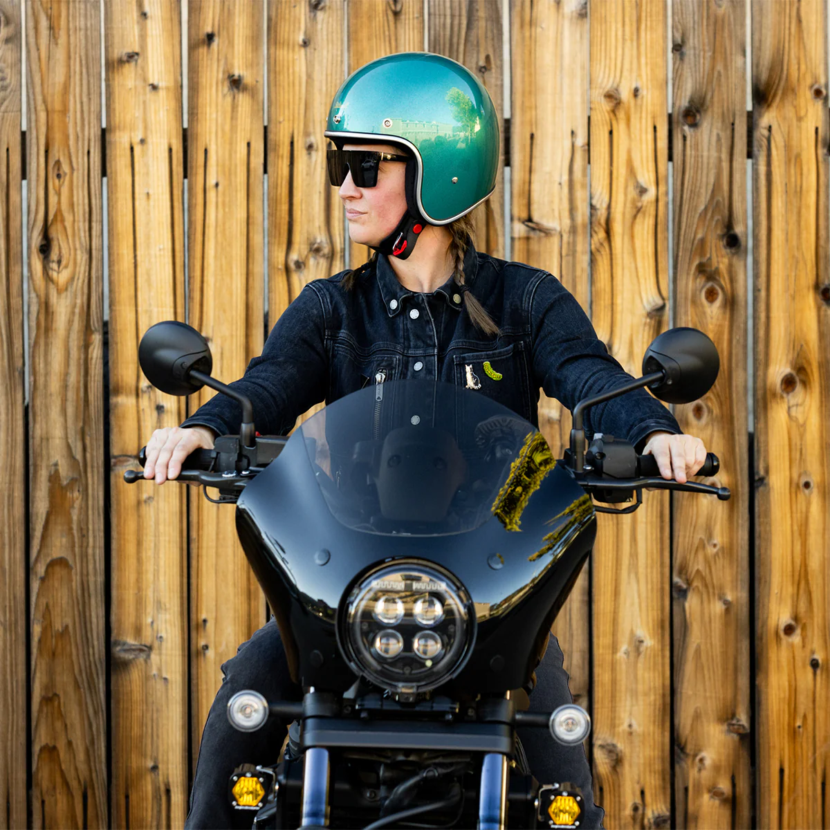 CLOSEOUT Bonanza Helmet - Metallic Catalina - SIZE X-SMALL - Image 15
