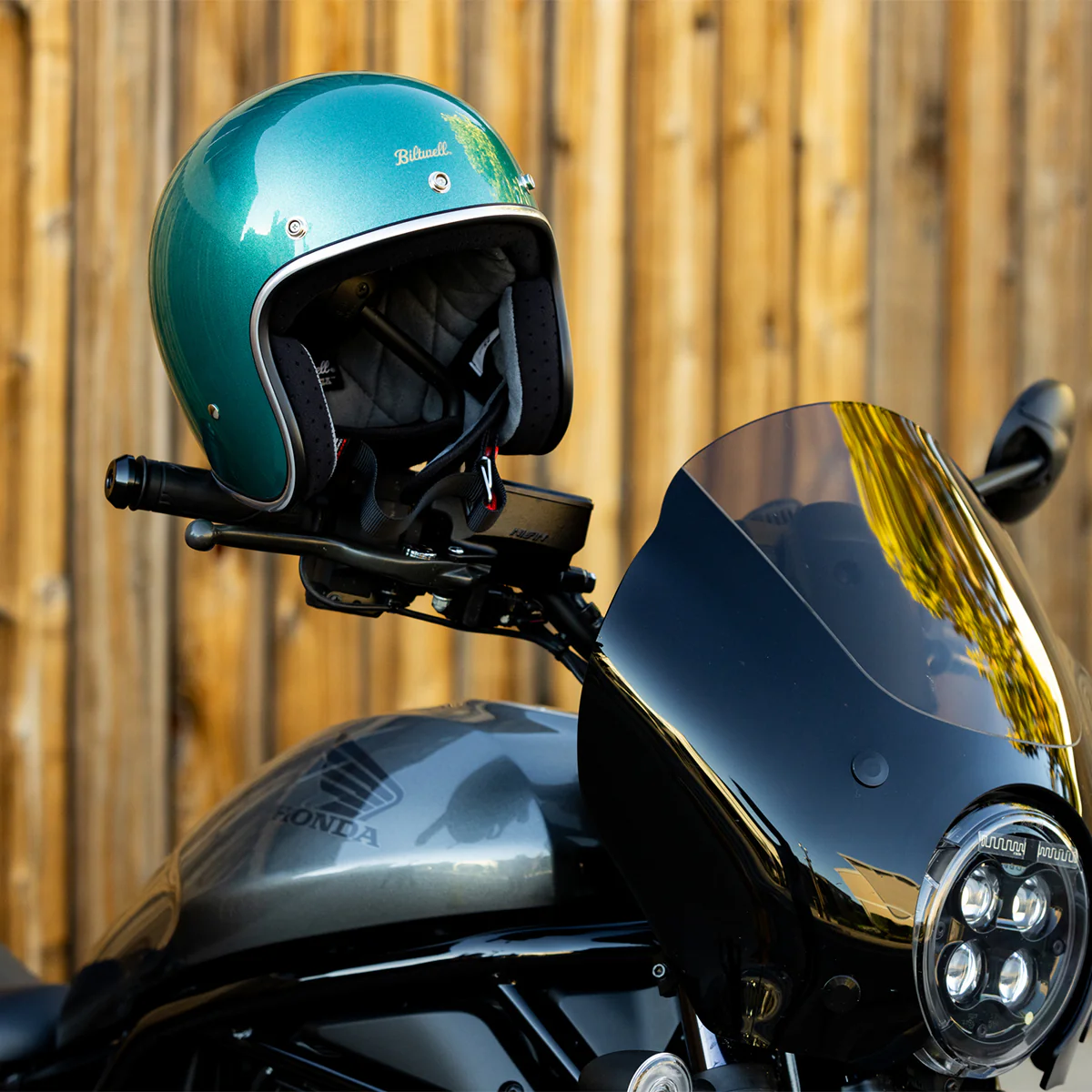 CLOSEOUT Bonanza Helmet - Metallic Catalina - SIZE X-SMALL - Image 16