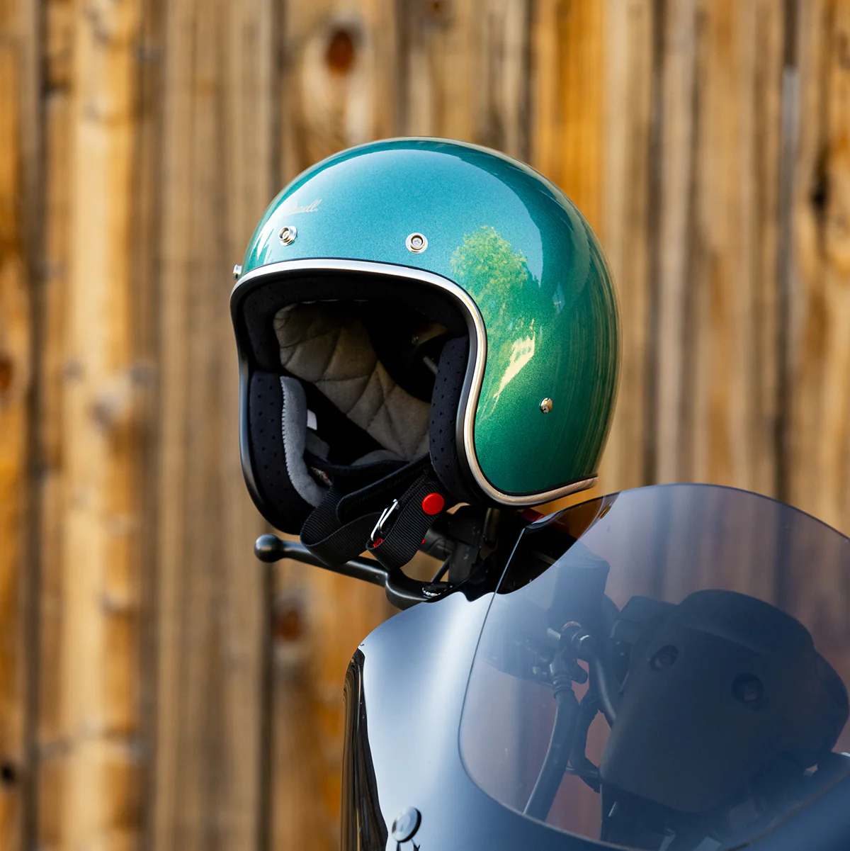 CLOSEOUT Bonanza Helmet - Metallic Catalina - SIZE X-SMALL - Image 17