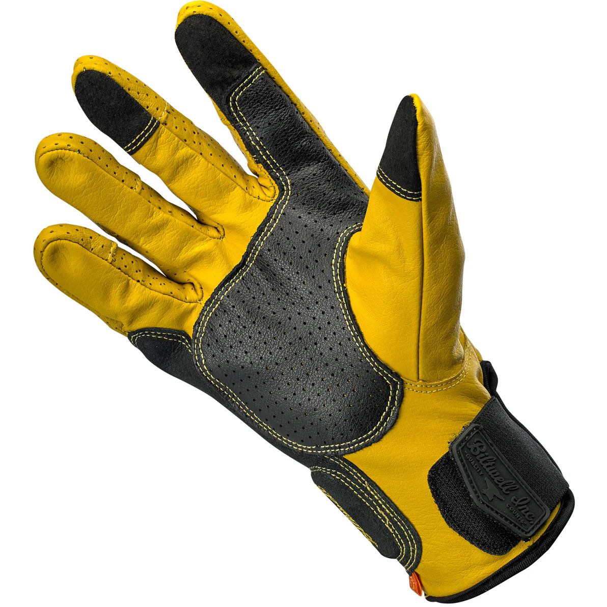 CLOSEOUT Borrego Gloves - Gold/Black - Image 2