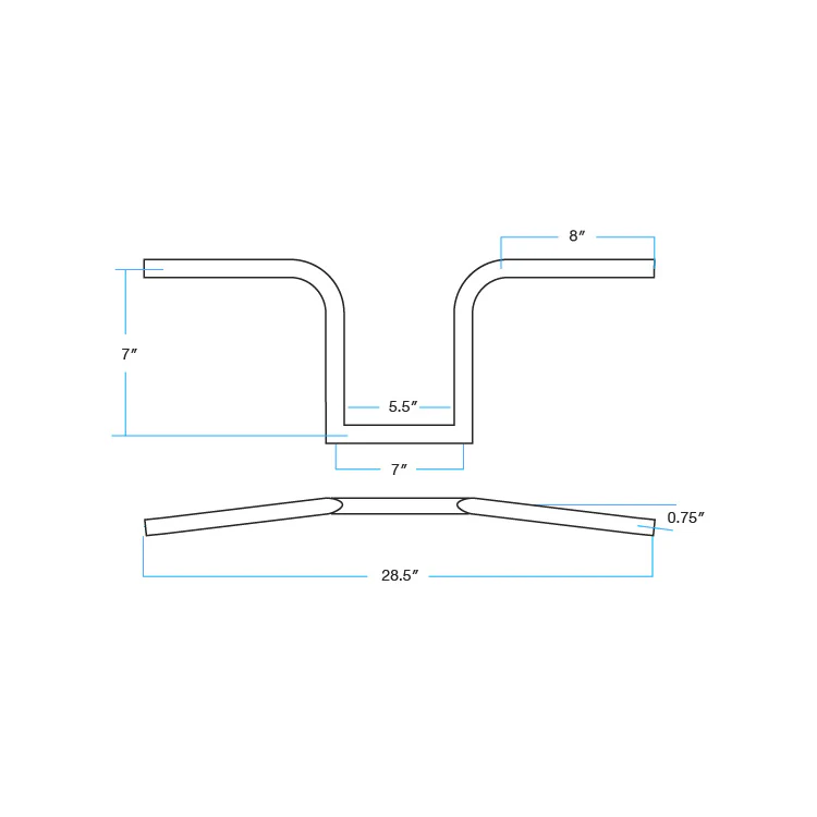 CLOSEOUT Frisco 7/8" - Black Electroplate - Image 2
