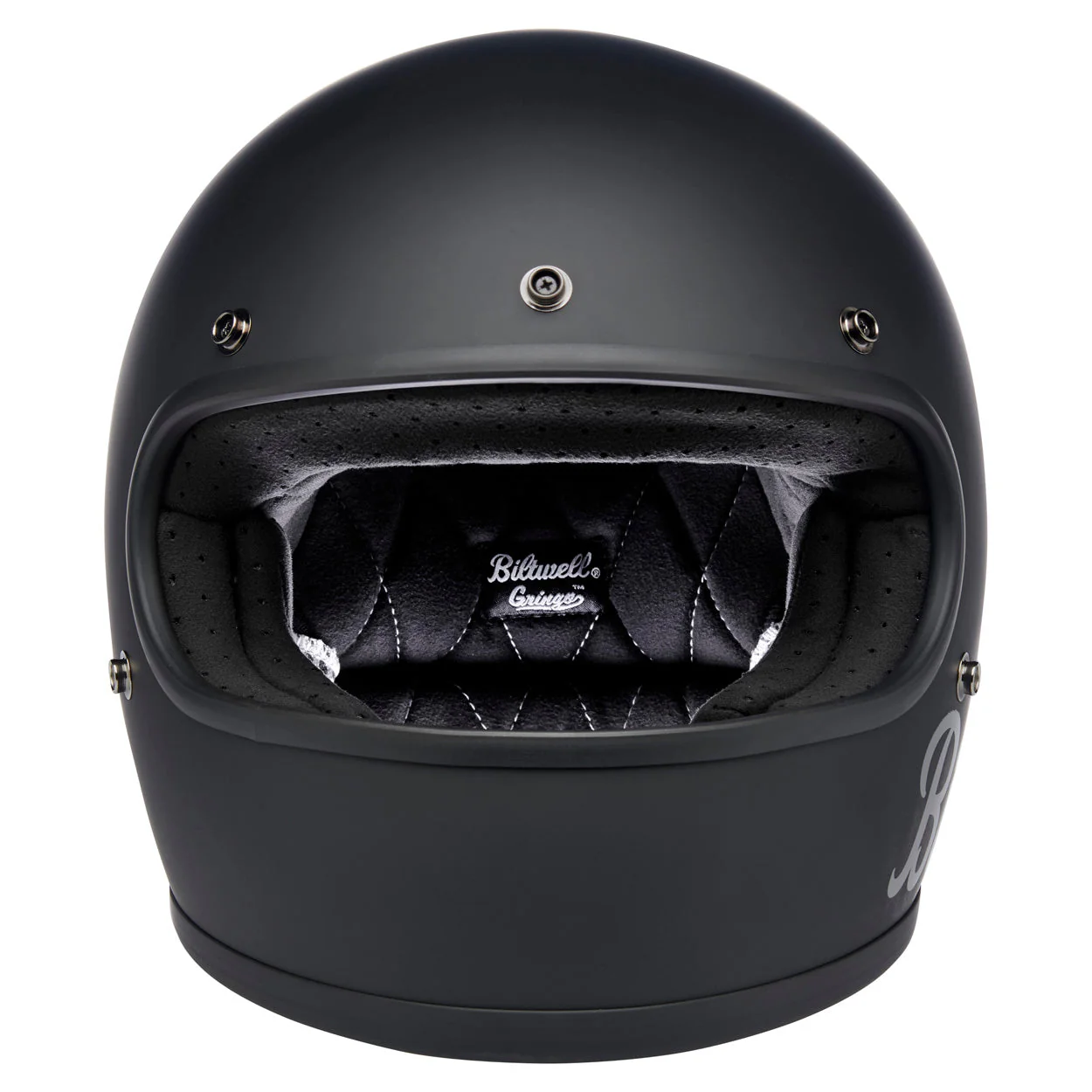 CLOSEOUT Gringo ECE R22.05 Helmet - Flat Black Factory - Size Small - Image 2