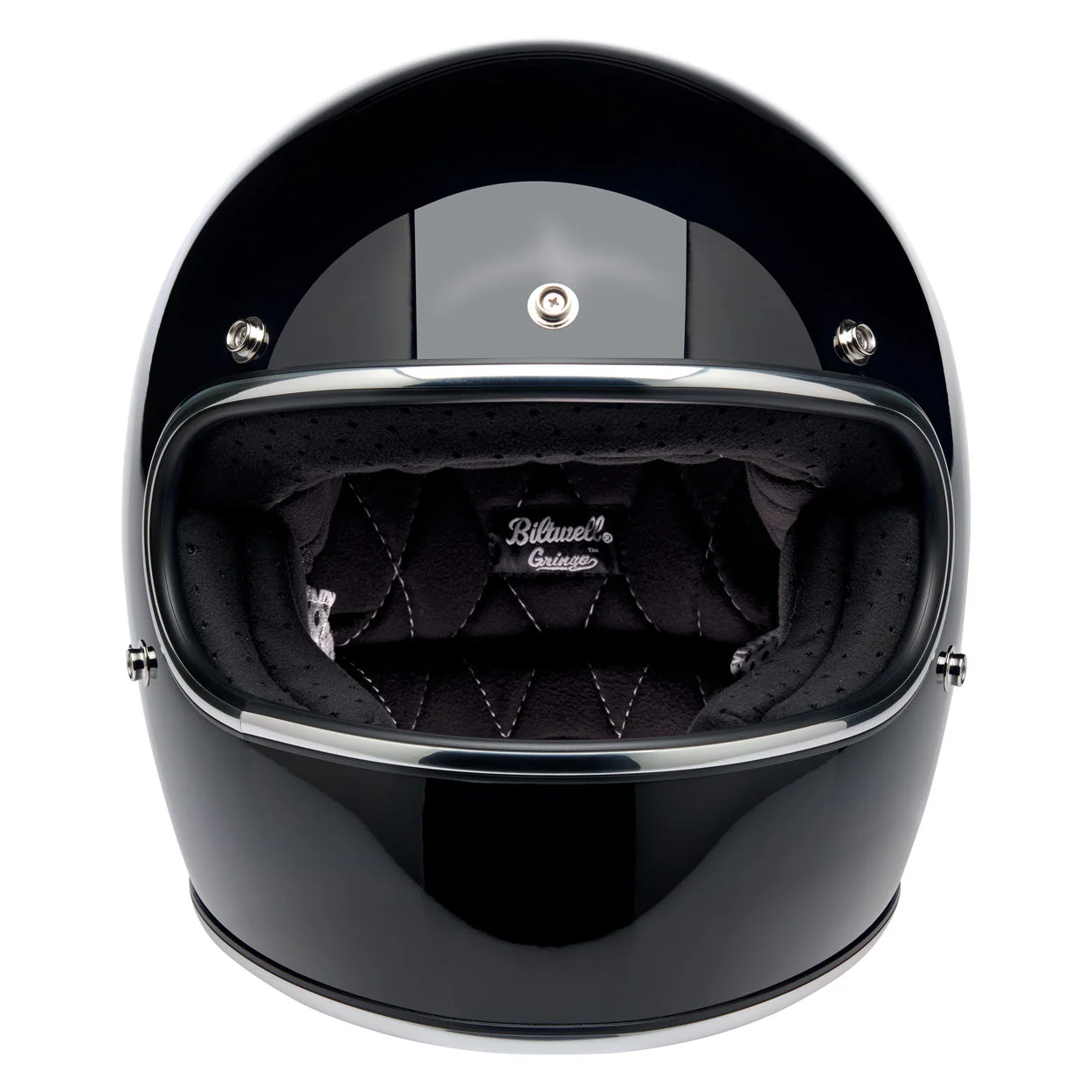 CLOSEOUT Gringo ECE R22.05 Helmet - Gloss Black - Image 2
