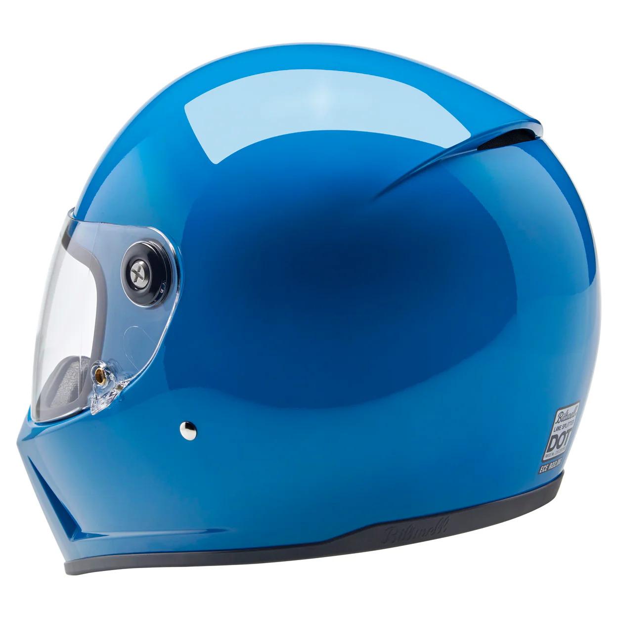 CLOSEOUT Lane Splitter Helmet - Gloss Tahoe Blue - Image 12