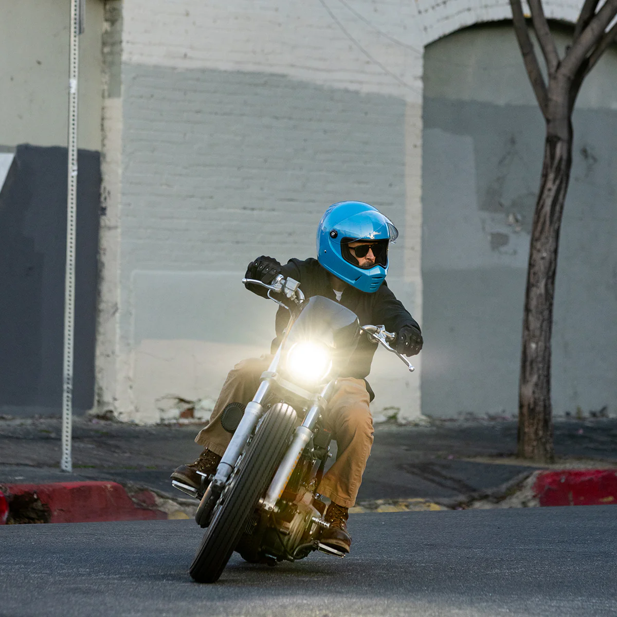 CLOSEOUT Lane Splitter Helmet - Gloss Tahoe Blue - Image 20