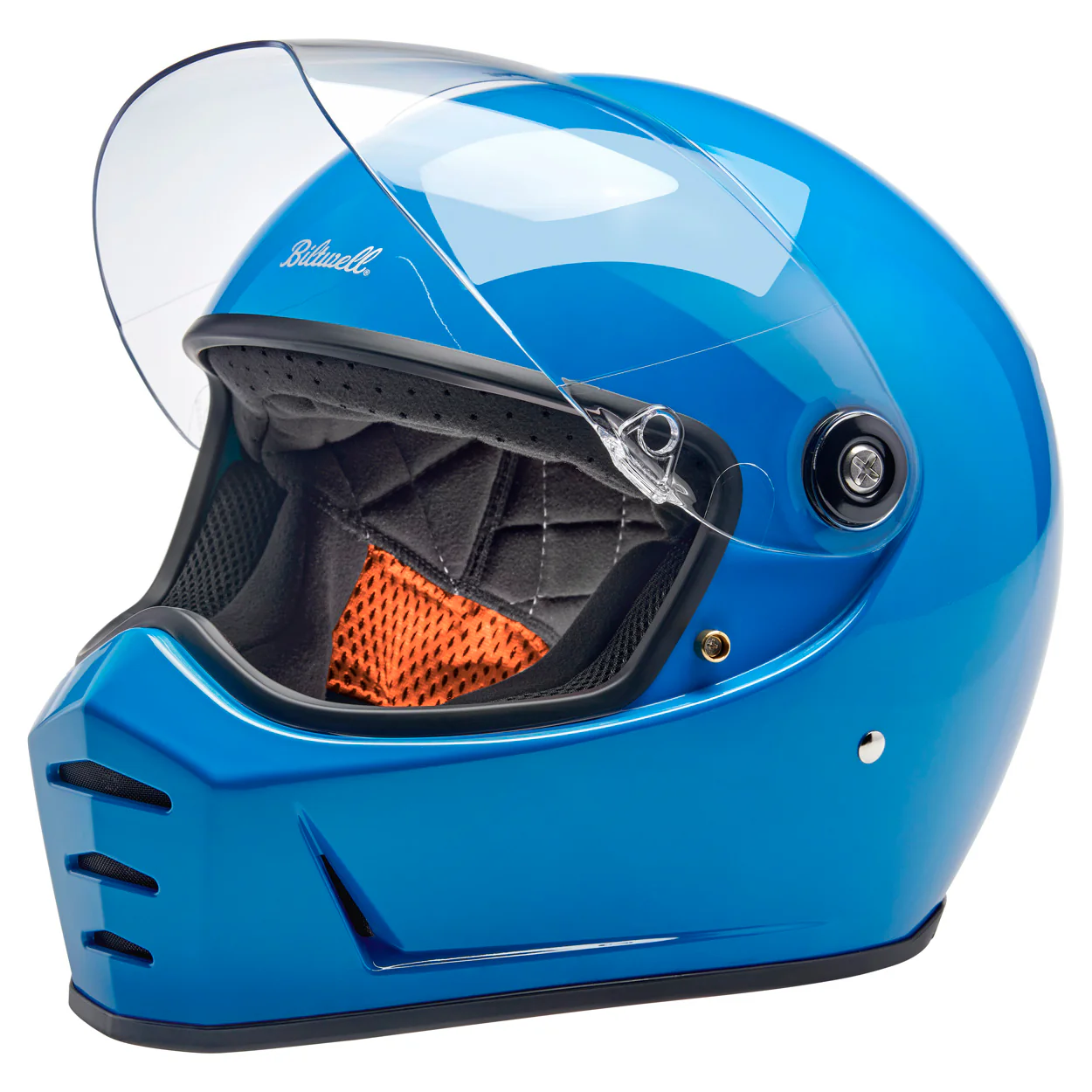 CLOSEOUT Lane Splitter Helmet - Gloss Tahoe Blue - Image 4