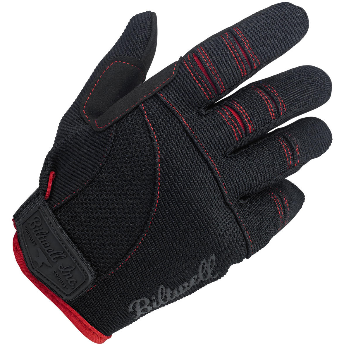 CLOSEOUT Moto Gloves - Black/Red - SIZE X-SMALL ONLY