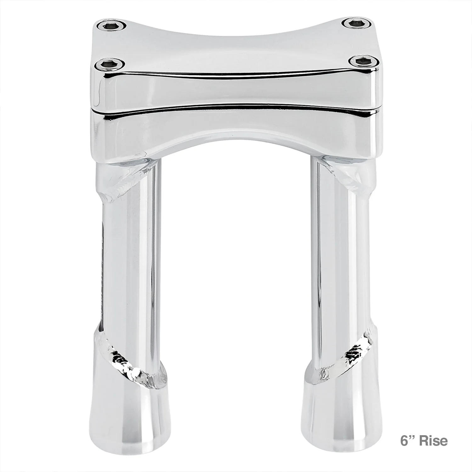 CLOSEOUT Murdock O/S Risers 6" 8" 10" 12" 14" - Chrome - Image 2