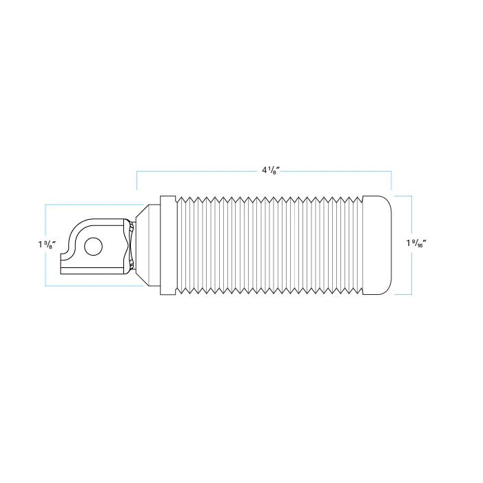 CLOSEOUT Norman Foot Pegs HD Rider - Image 15