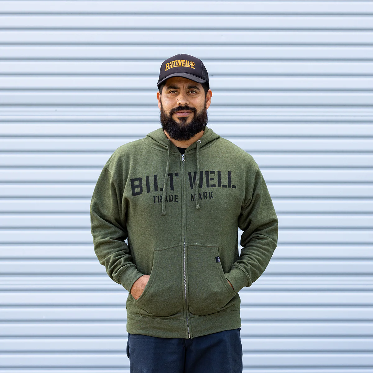 CLOSEOUT Stencil Zip Hoodie - Image 2