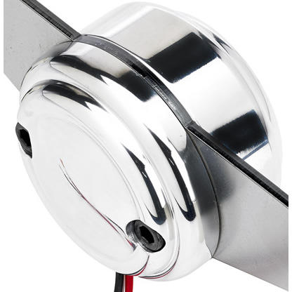 CLOSEOUT Taillight Backing Plate Ribbed - Polished - Image 3