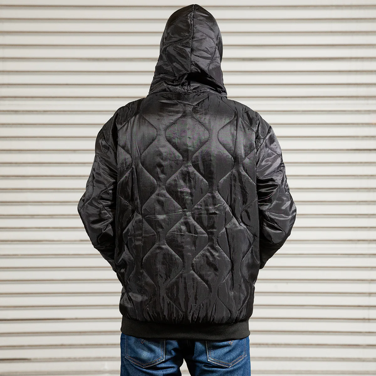 CLOSEOUT Woobie Zip Hoodie Black - Image 8