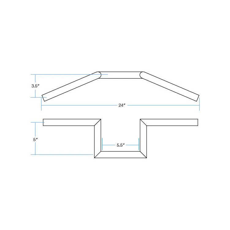 CLOSEOUT Zed 7/8" - Black Electroplate - Image 6