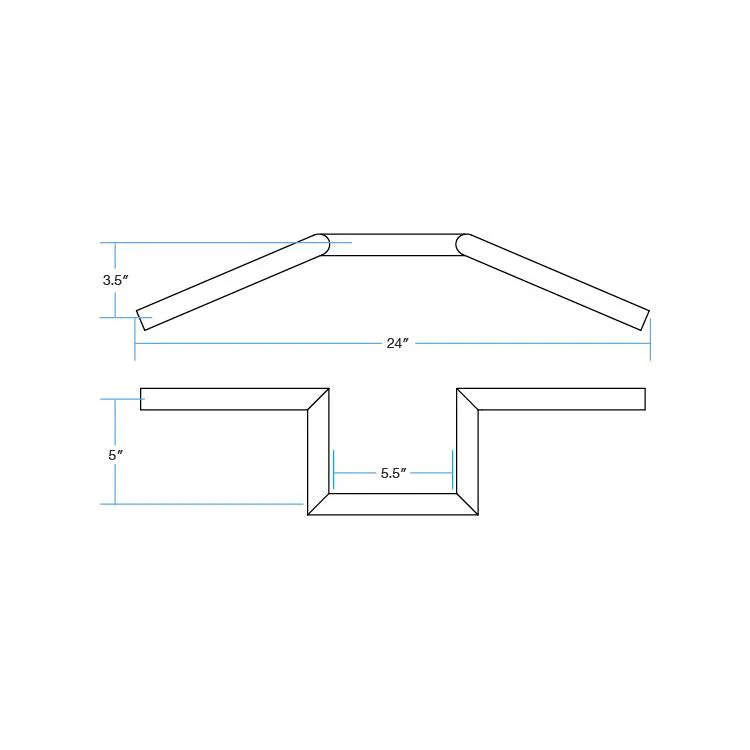 CLOSEOUT Zed 7/8" - Chrome - Image 6