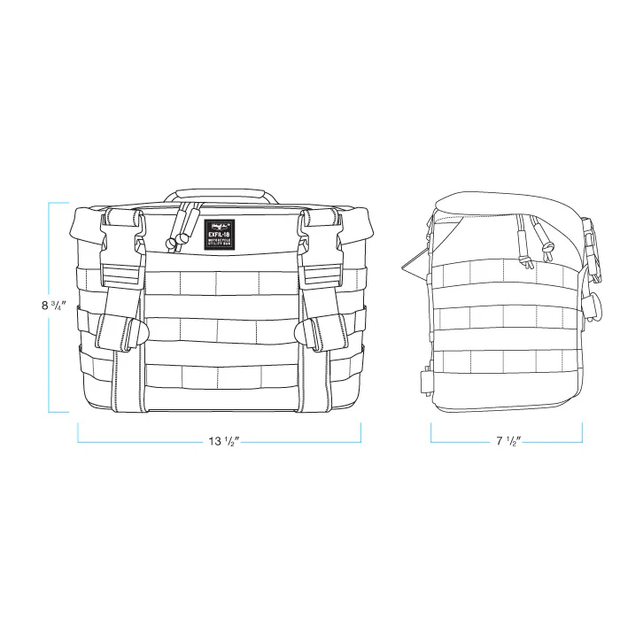EXFIL-18 Saddlebags Black - Image 37