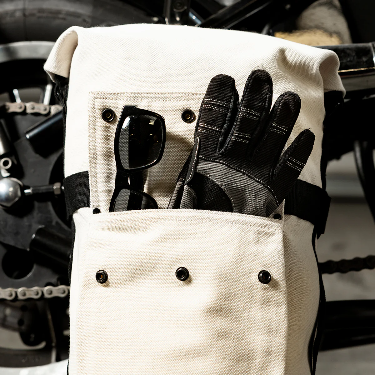 EXFIL-32 Sissy Bar Bag - Natural - Image 11