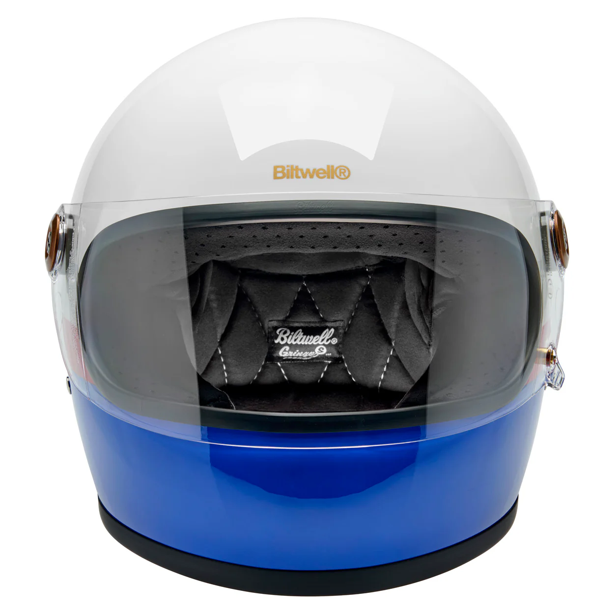 Gringo S Helmet - Apex Gloss White / Red / Blue - Image 2