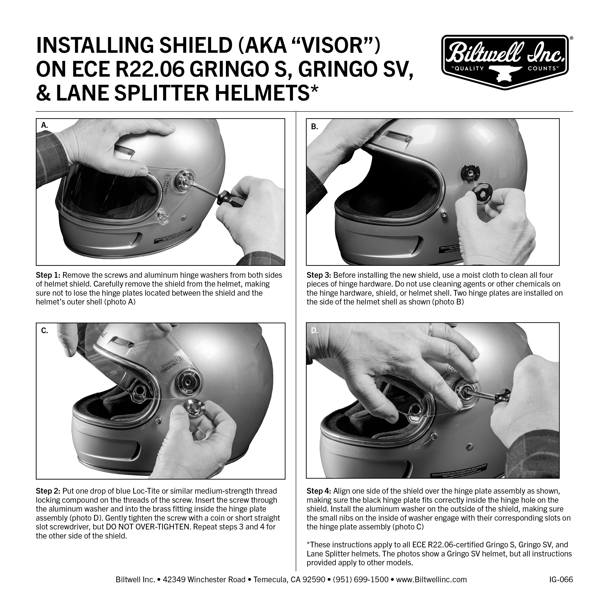 Gringo S / SV Shield - Pinlock ProtecTINT Lens - Image 18