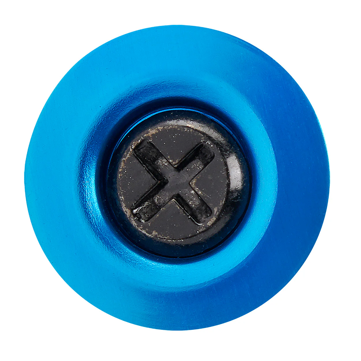 Helmet Hardware Kit - Black Screw / Blue Baseplate - Image 2