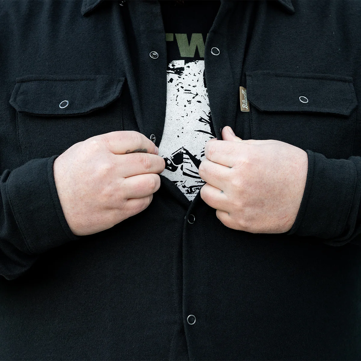 Hi Test Flannel - Black - Image 18