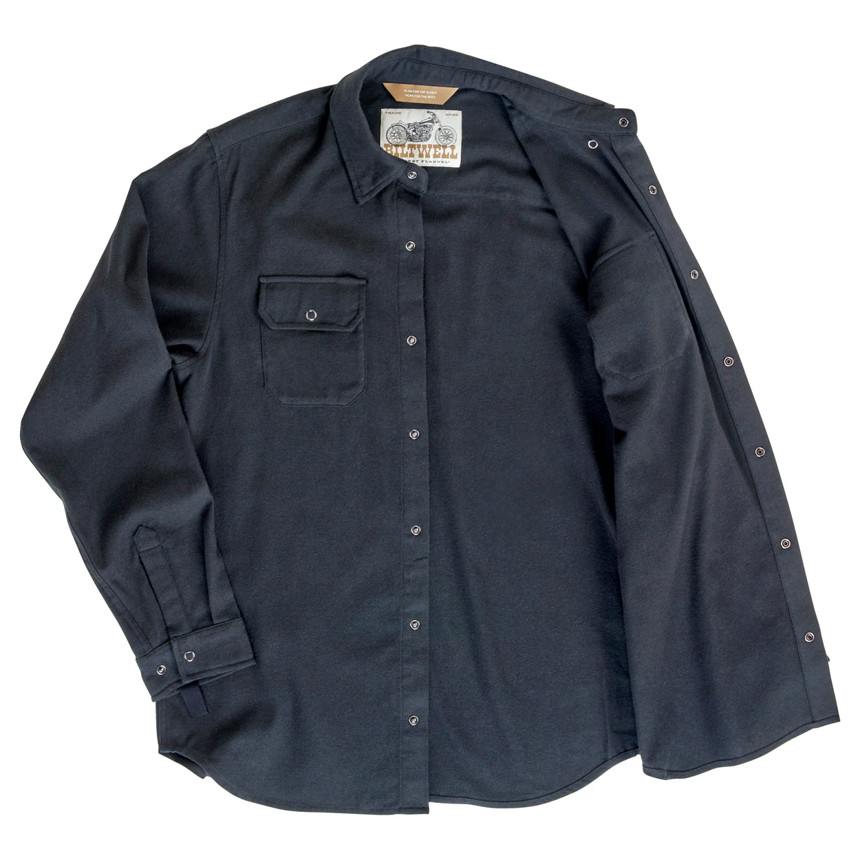 Hi Test Flannel - Black - Image 8