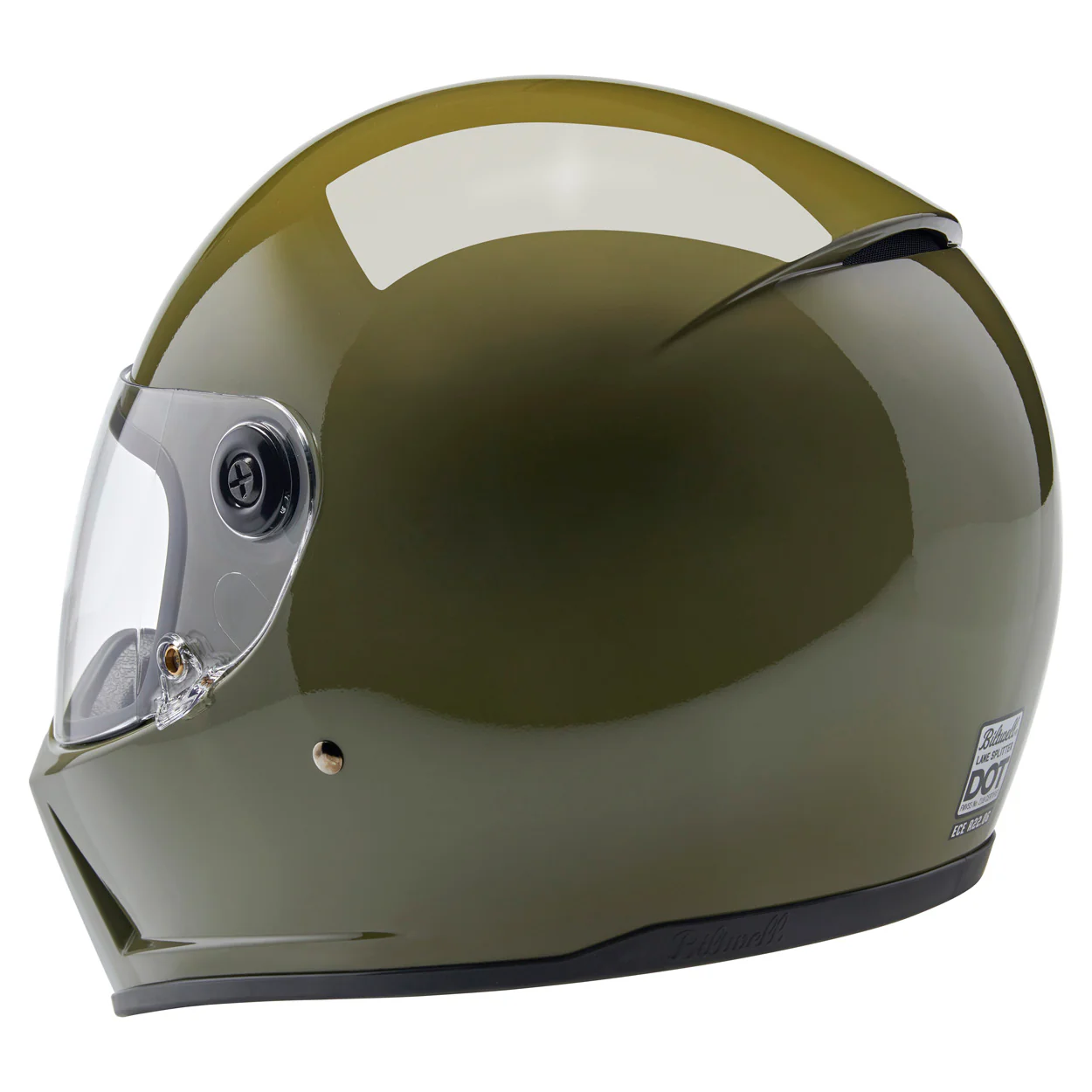 Lane Splitter Helmet - Gloss Olive Green - Image 13