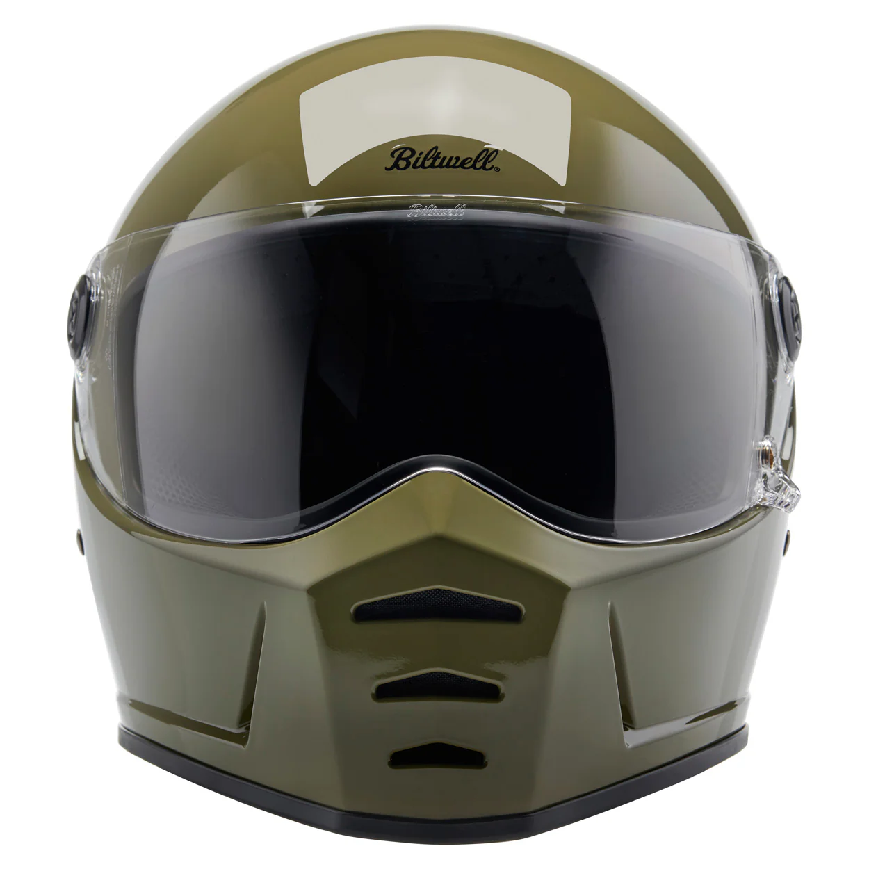 Lane Splitter Helmet - Gloss Olive Green - Image 2