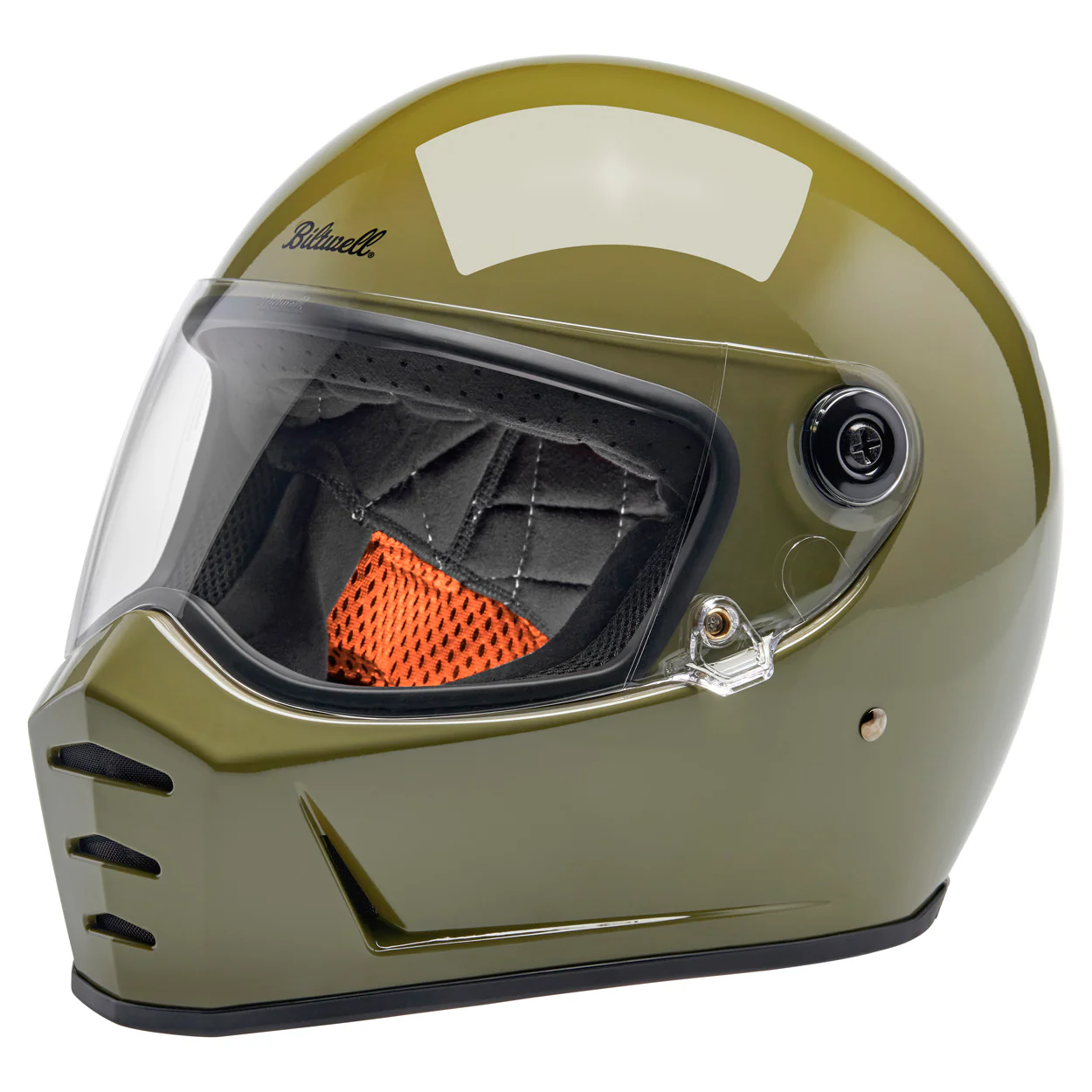 Lane Splitter Helmet - Gloss Olive Green - Image 3
