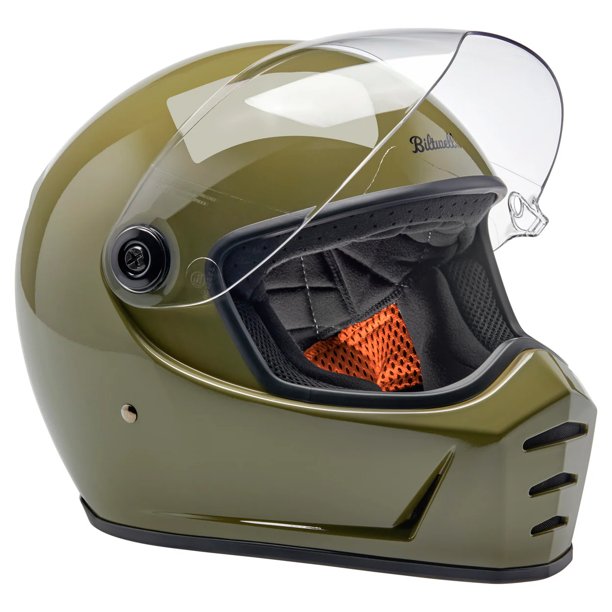 Lane Splitter Helmet - Gloss Olive Green - Image 7