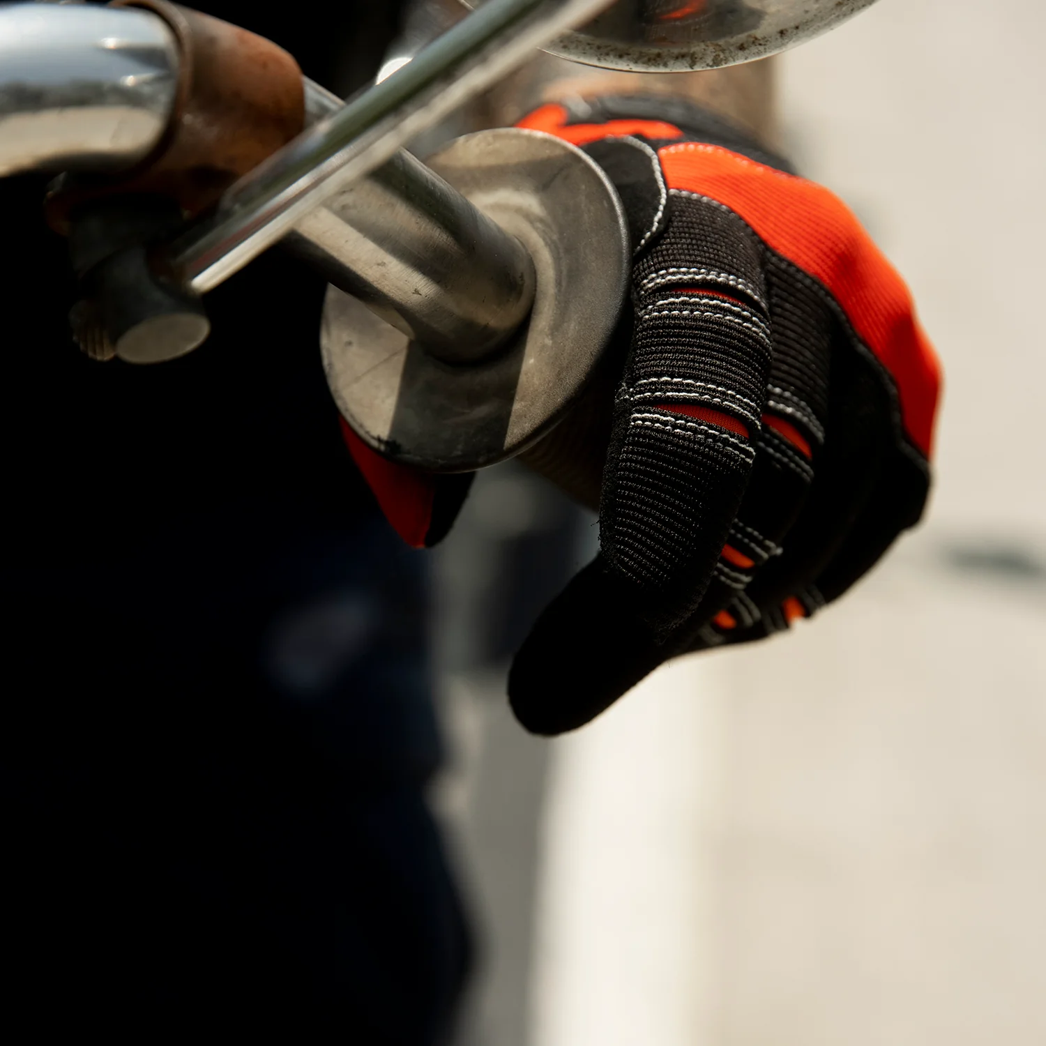 Moto Gloves - Orange/Black - Image 13