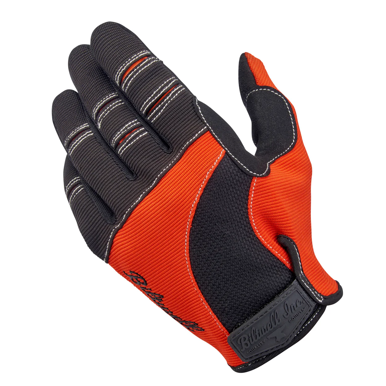 Moto Gloves - Orange/Black - Image 3