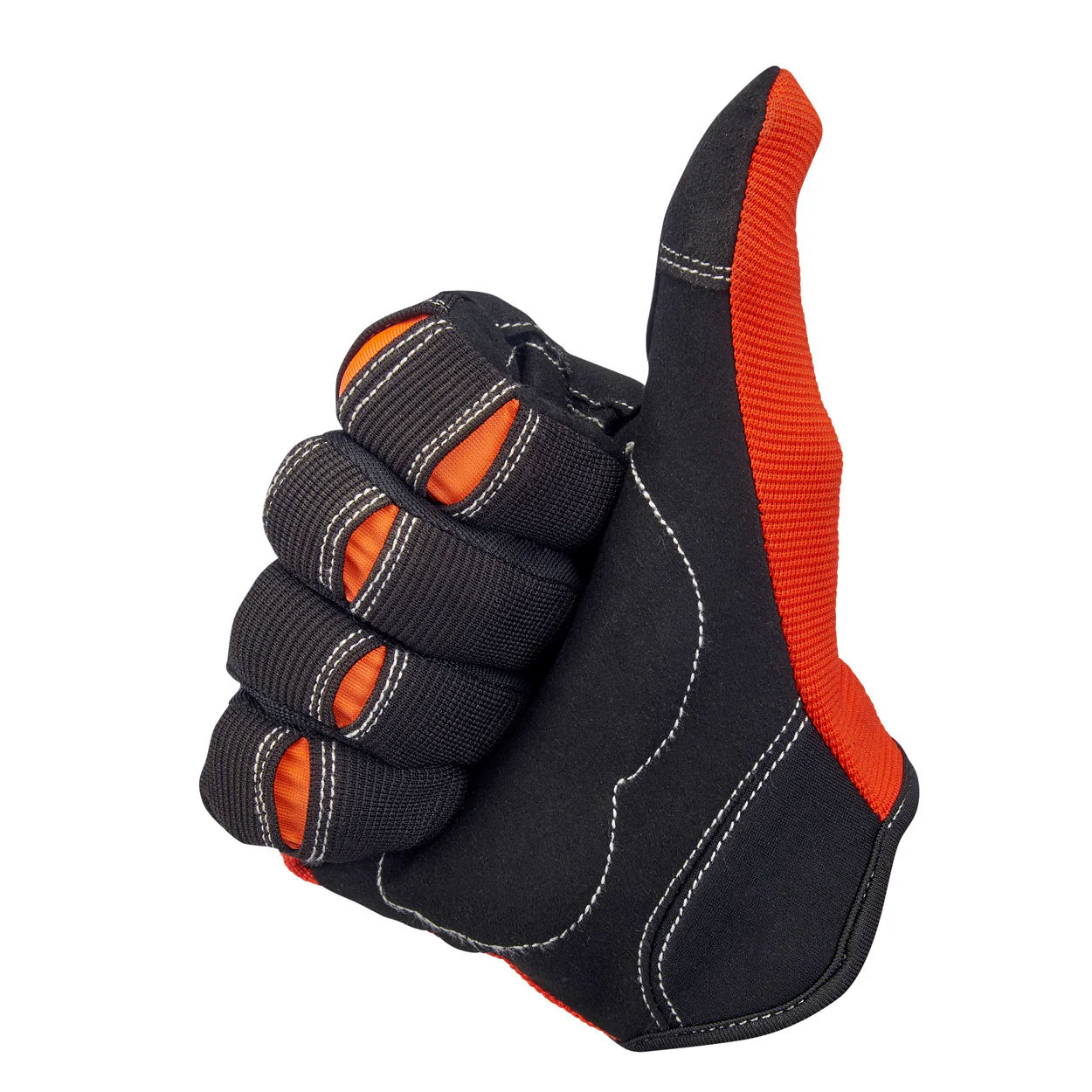 Moto Gloves - Orange/Black - Image 5