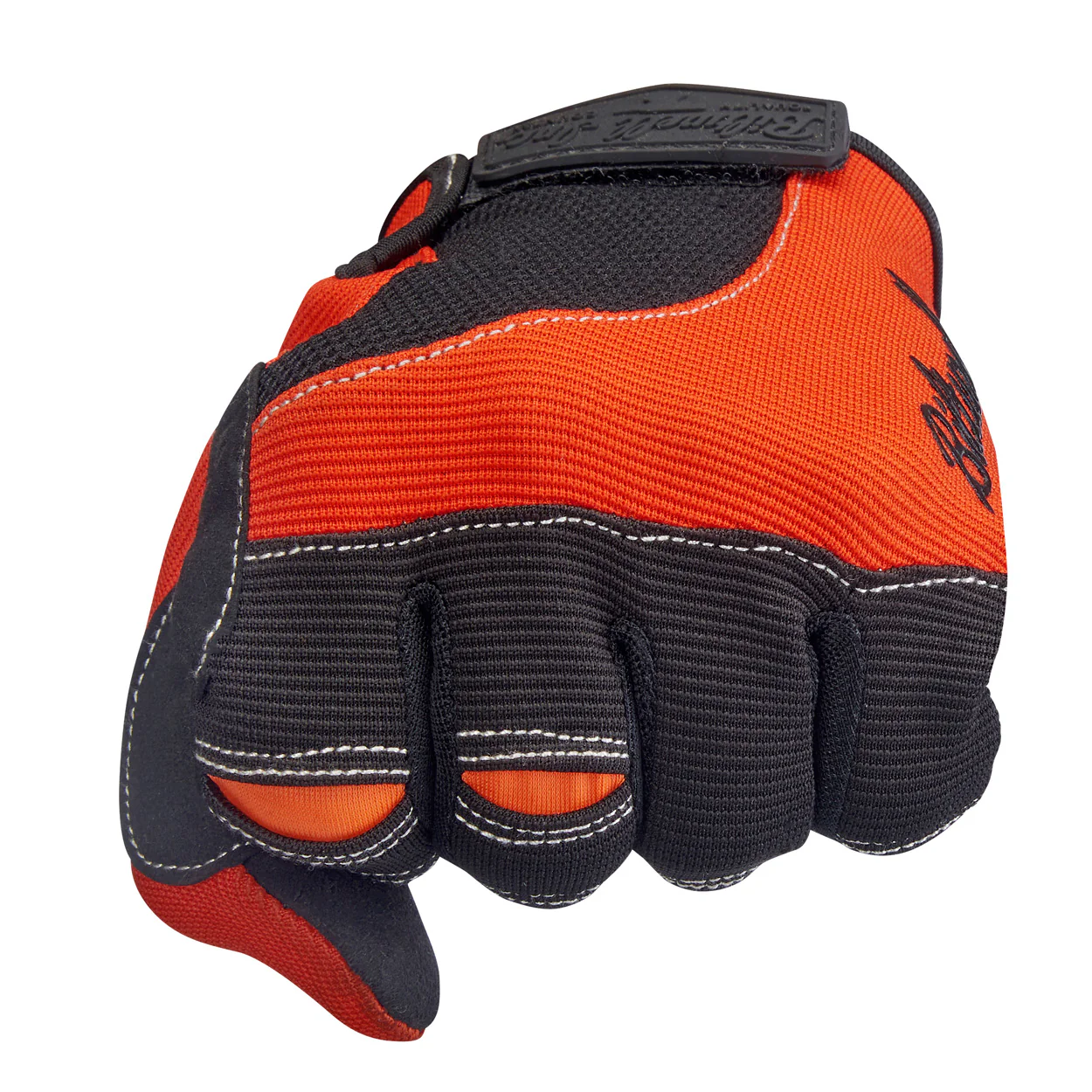 Moto Gloves - Orange/Black - Image 8