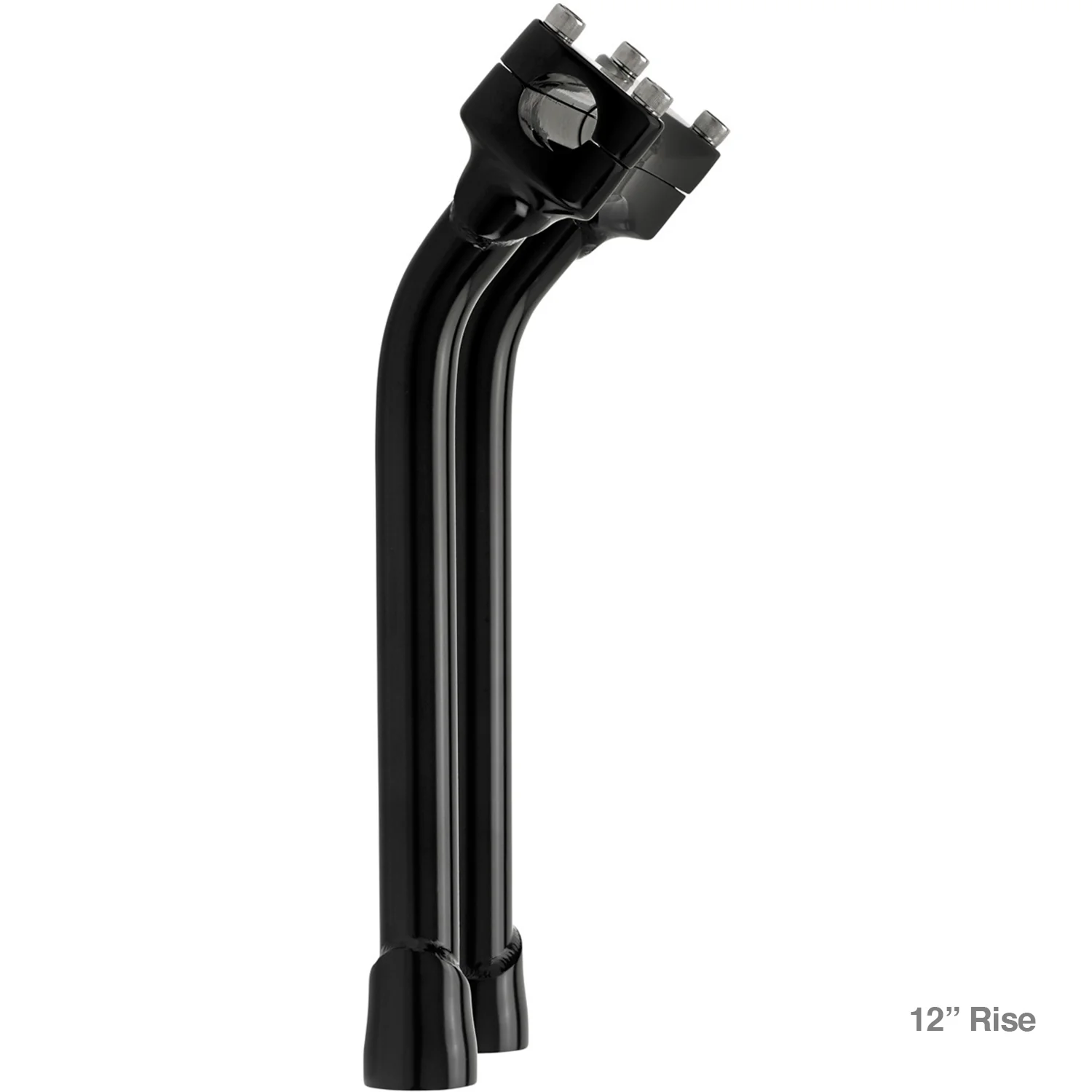 Murdock Pullback Risers 6" 8" 10" 12" - Black Electroplate - Image 13