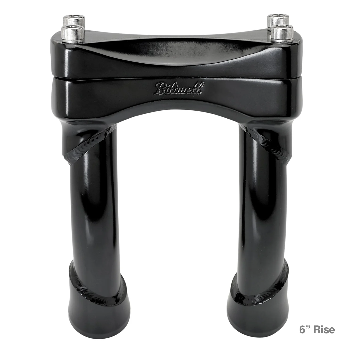 Murdock Pullback Risers 6" 8" 10" 12" - Black Electroplate - Image 14