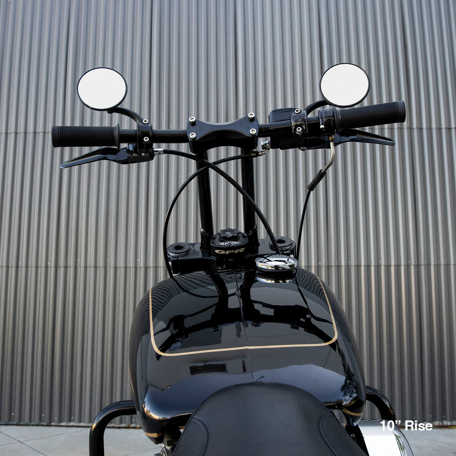 Murdock Pullback Risers 6" 8" 10" 12" - Black Electroplate - Image 44