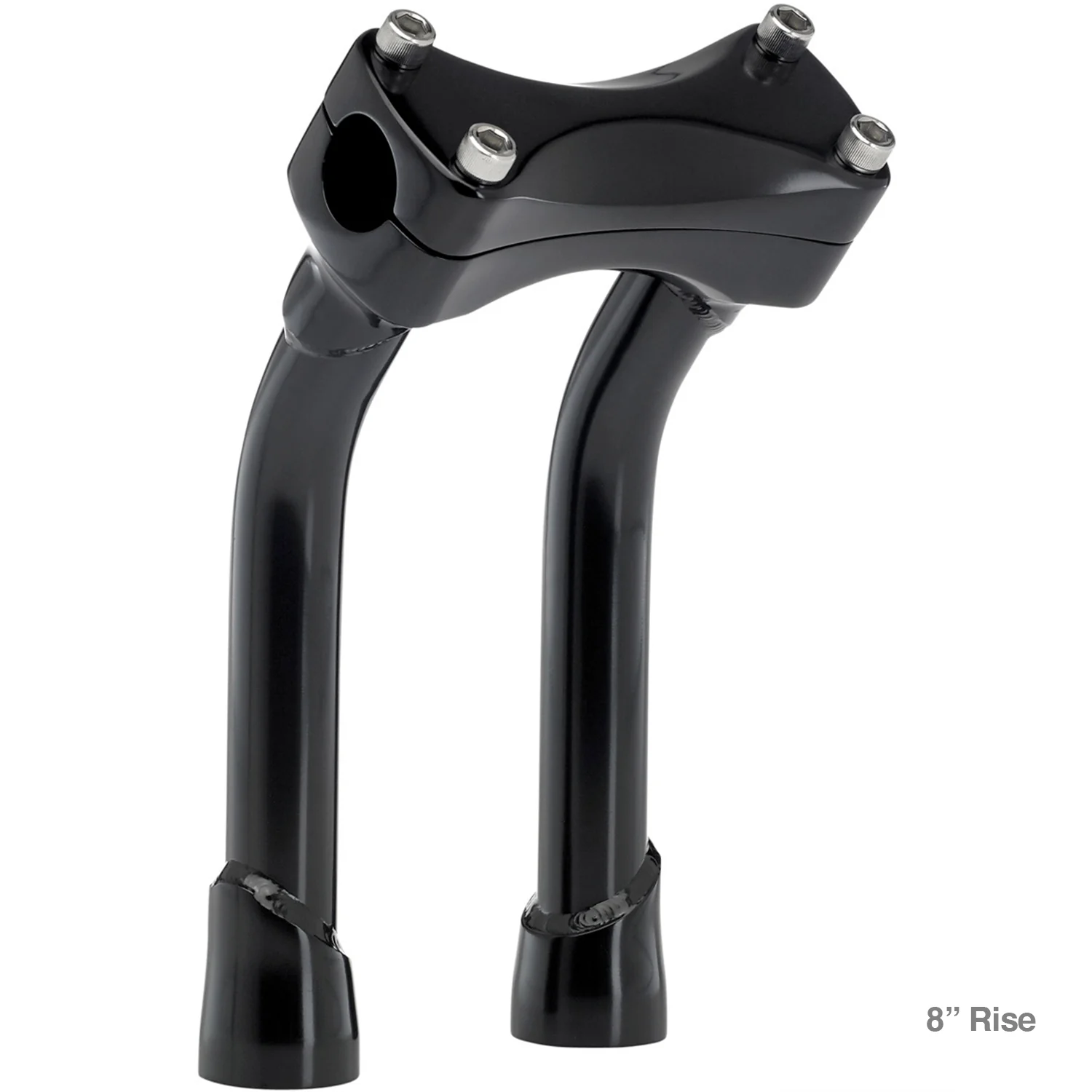Murdock Pullback Risers 6" 8" 10" 12" - Black Electroplate - Image 7