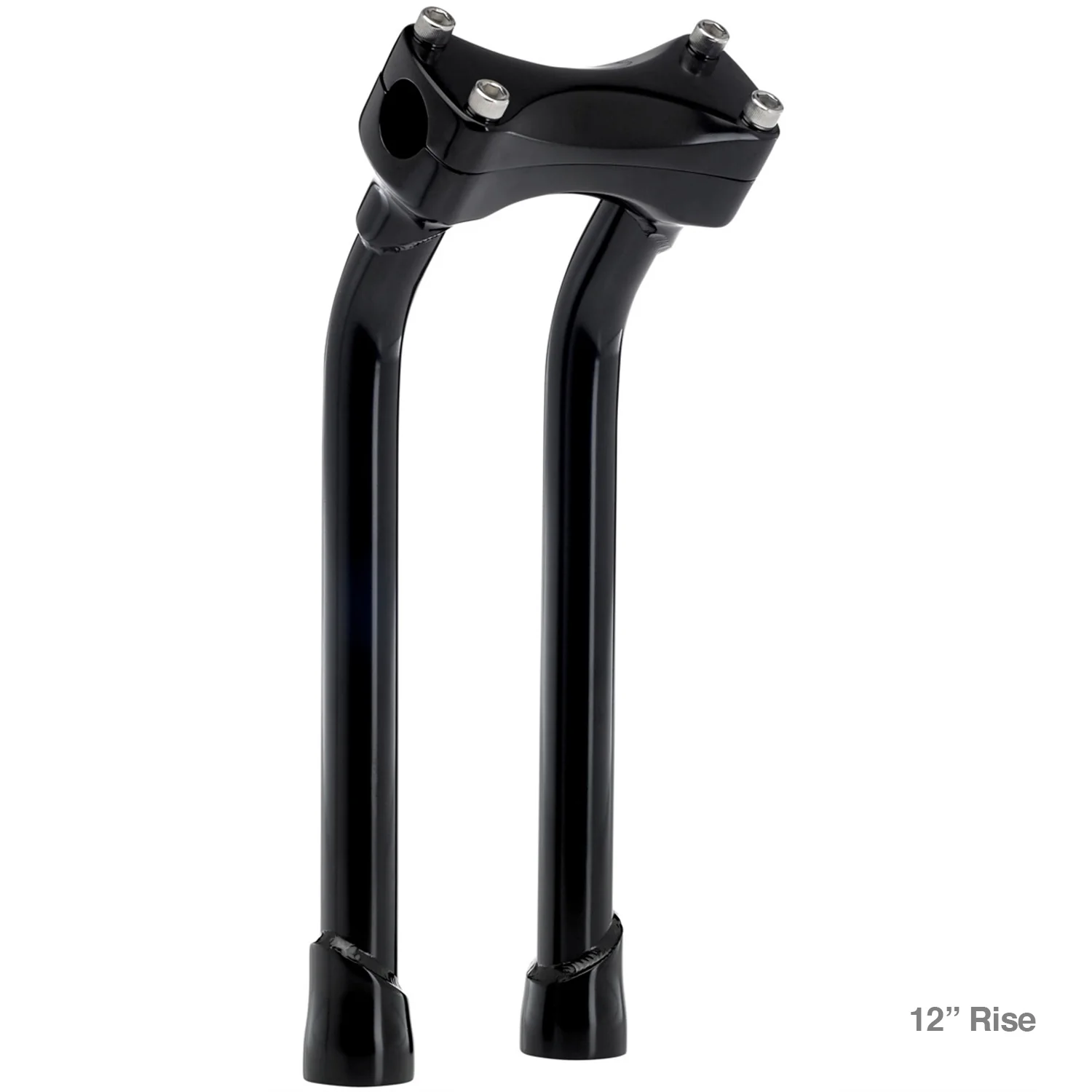 Murdock Pullback Risers 6" 8" 10" 12" - Black Electroplate - Image 9