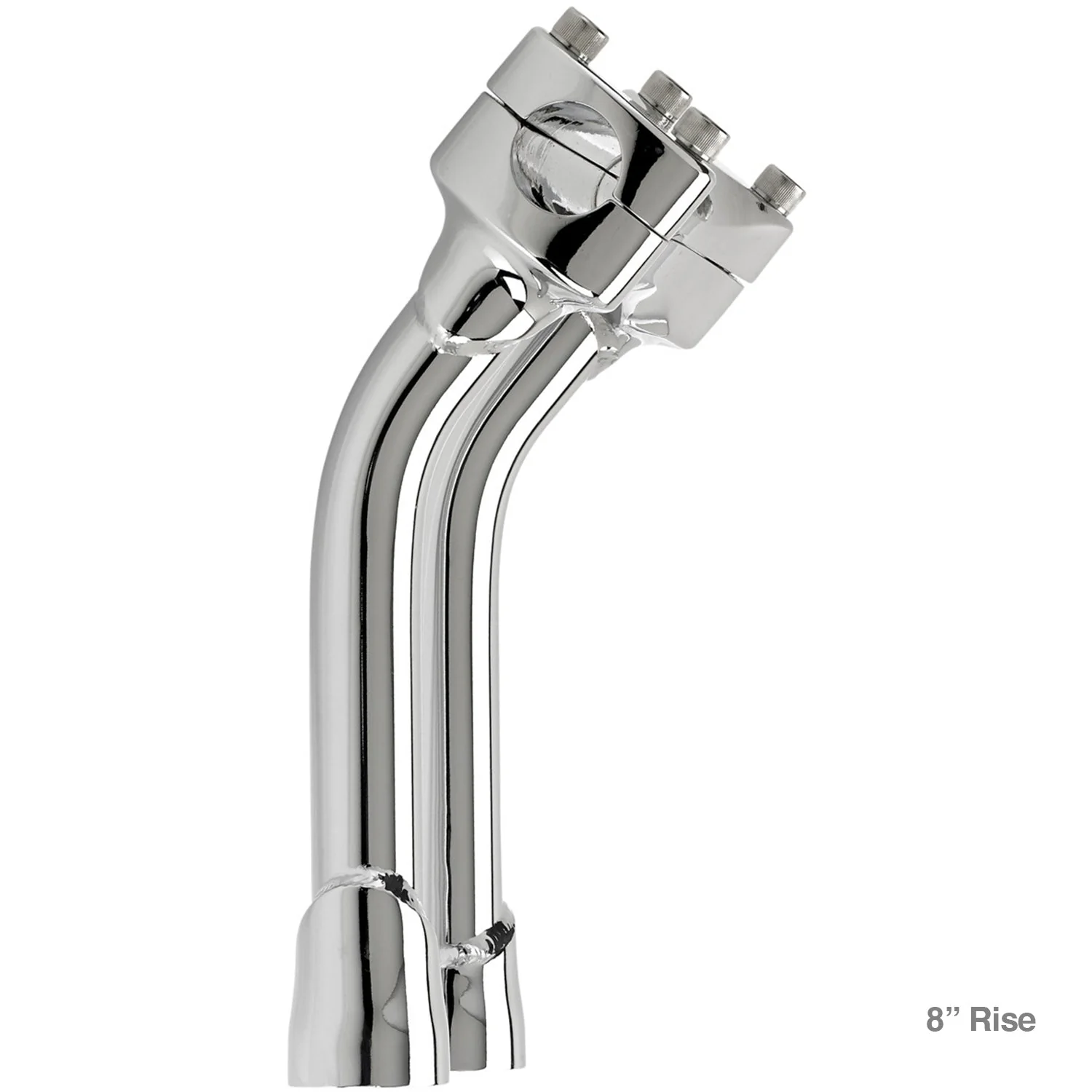 Murdock Pullback Risers 6" 8" 10" 12" - Chrome - Image 11