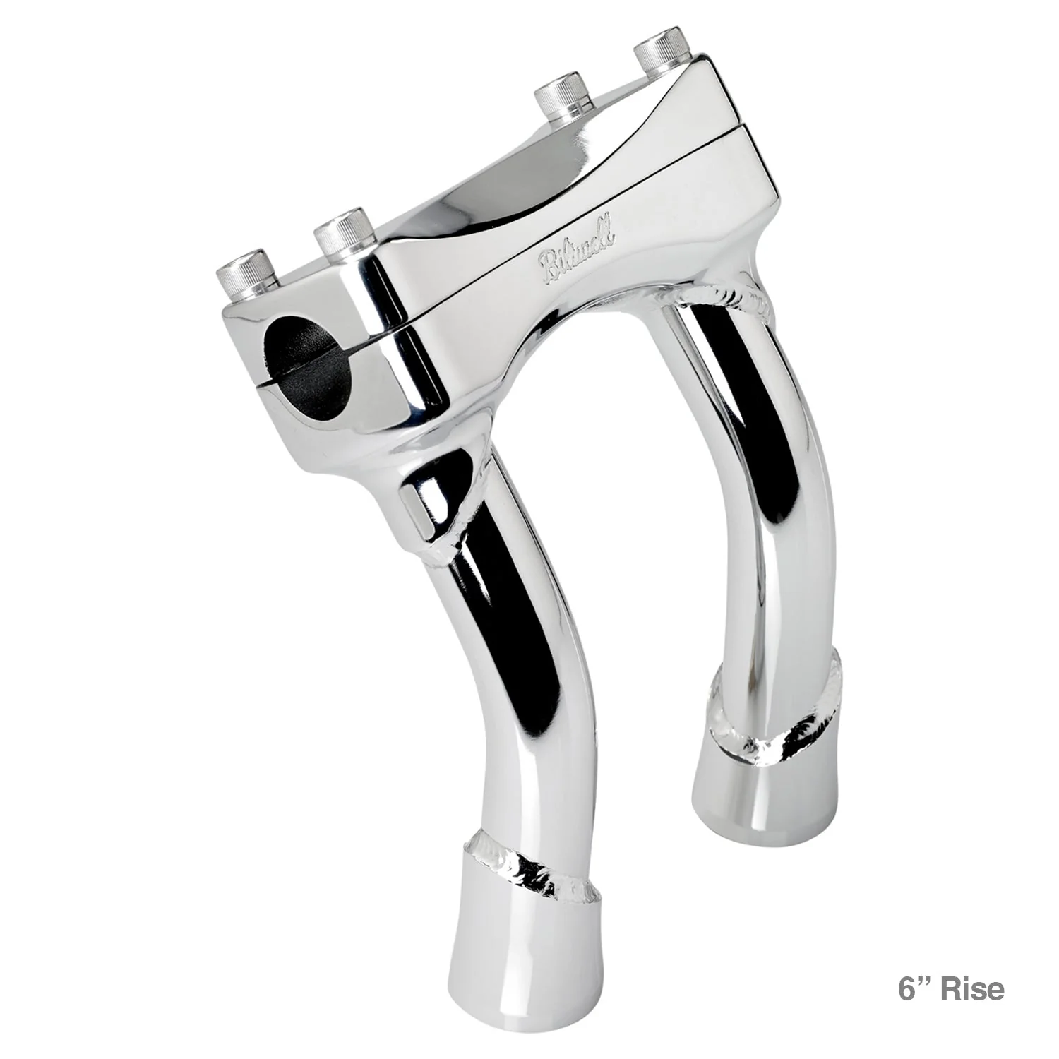 Murdock Pullback Risers 6" 8" 10" 12" - Chrome - Image 2