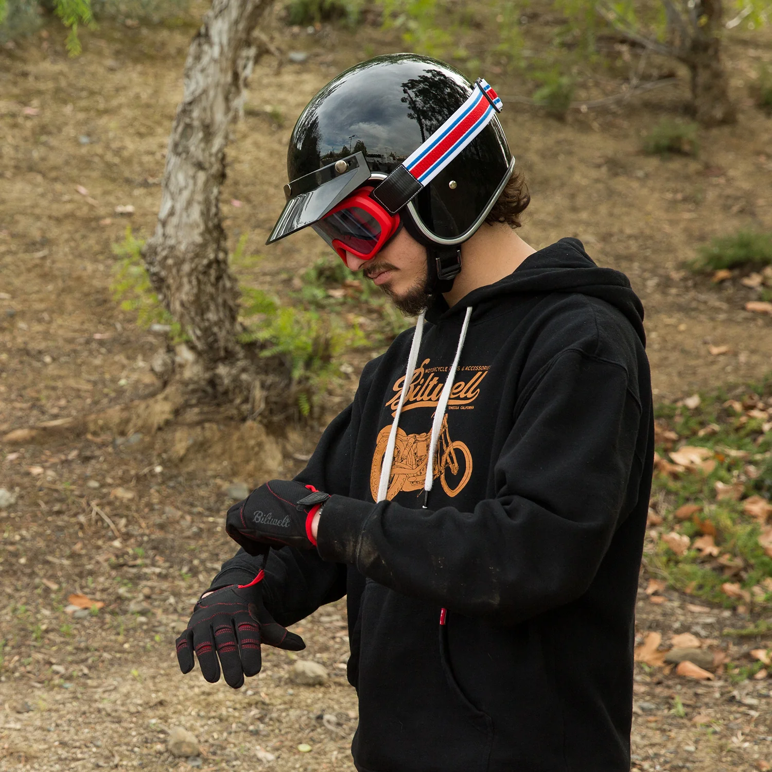 Overland 2.0 Goggle - Racer Red White Blue - Image 3