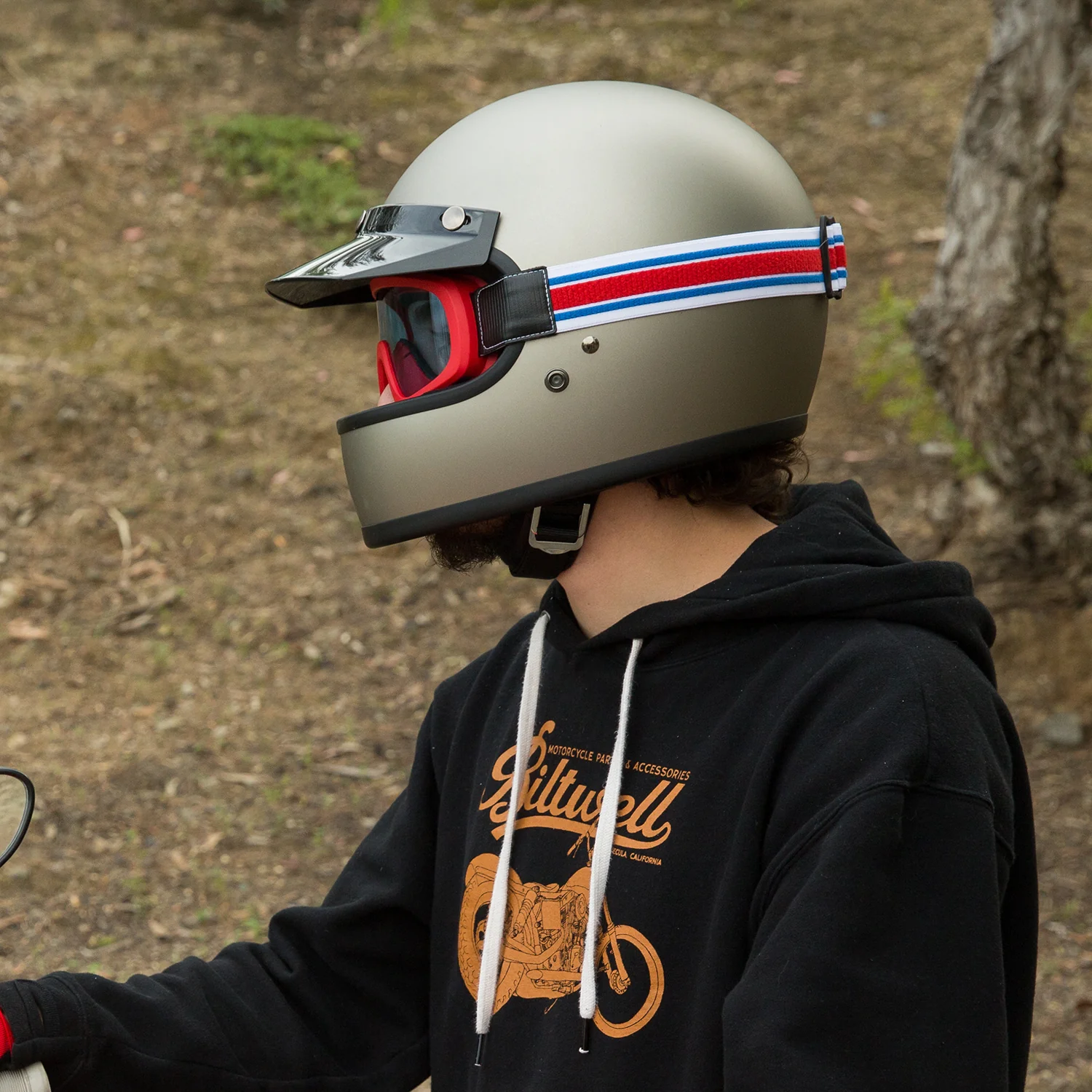 Overland 2.0 Goggle - Racer Red White Blue - Image 5