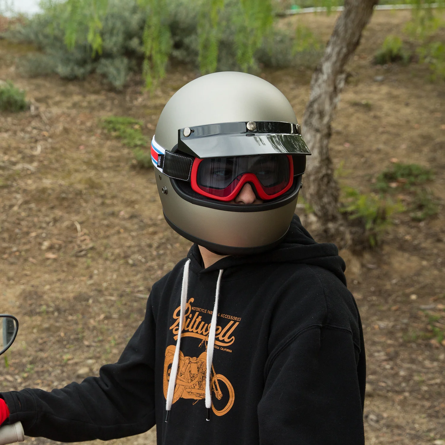 Overland 2.0 Goggle - Racer Red White Blue - Image 6