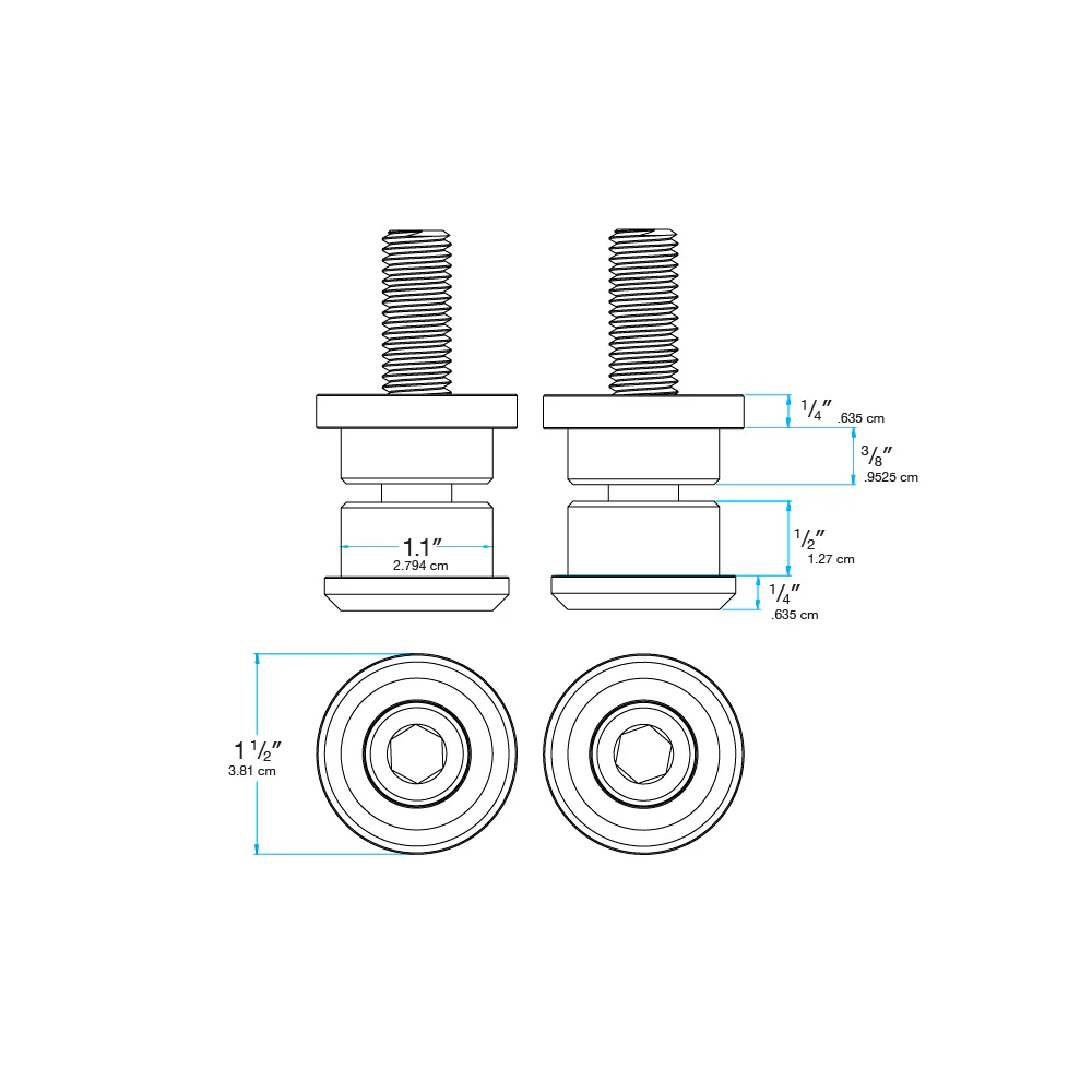 Riser Bushings - Chrome - Image 5