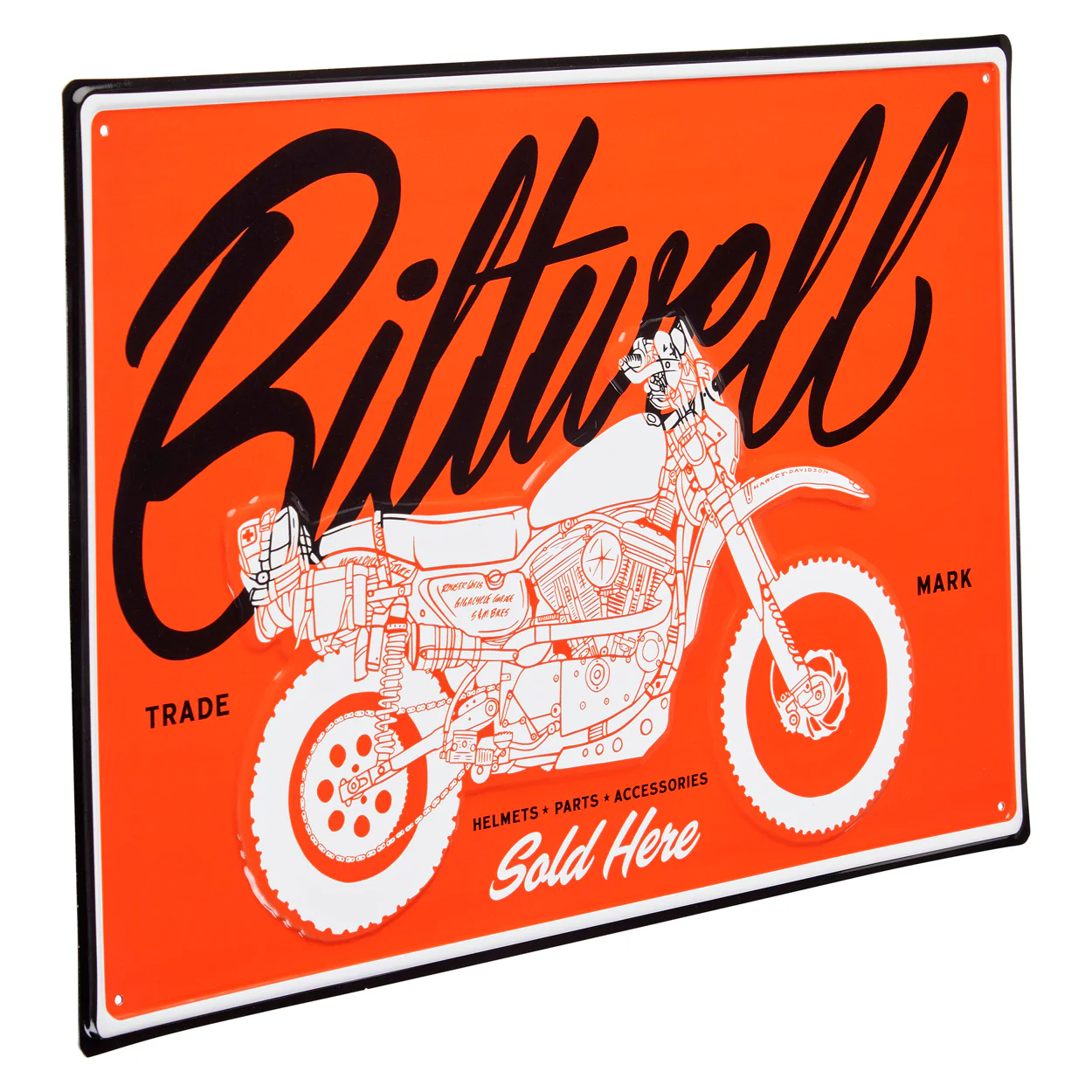 Biltwell Shop Sign - Sold Here - Image 2