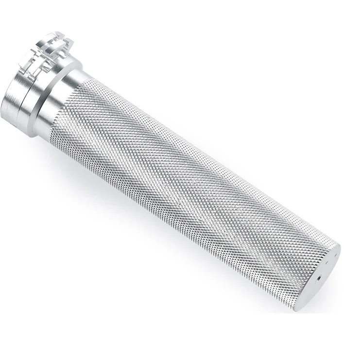 Whiskey Throttle Tube 1" - Silver - Image 5