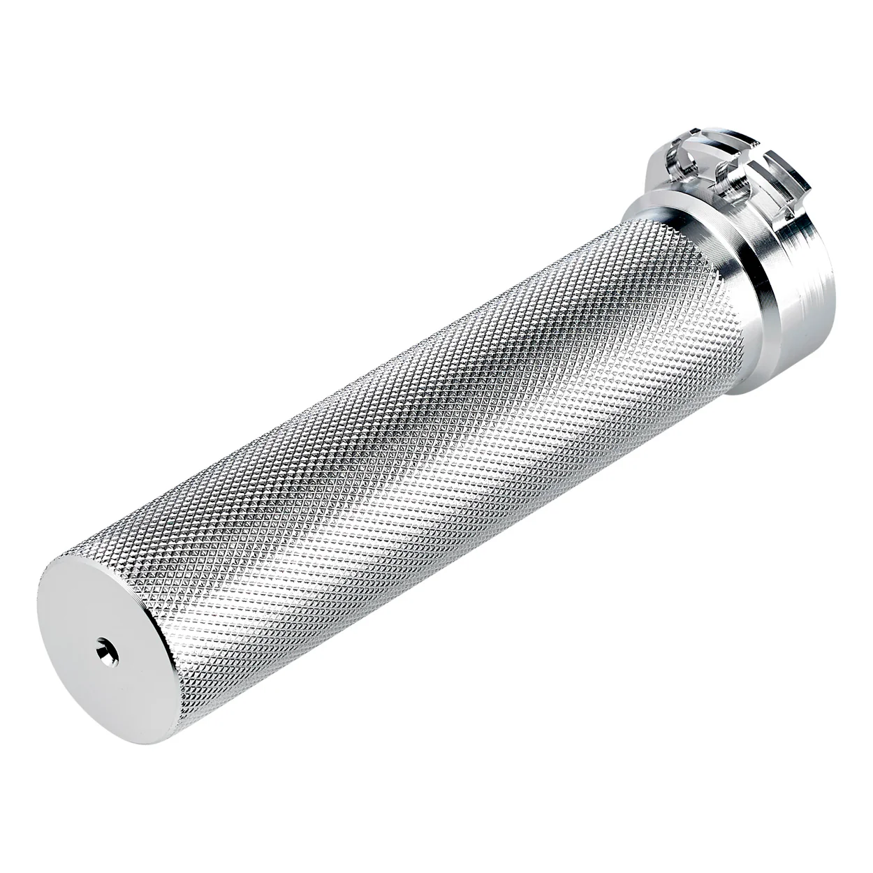 Whiskey Throttle Tube 1" - Silver - Image 6